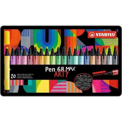 Feutre Pen 68 MAX, étui de 20 ARTY - STABILO