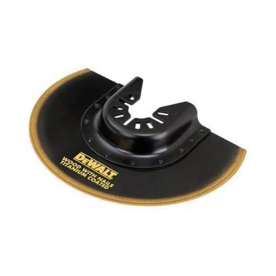 Lame titanium Ø100 mm pour Multicutter DEWALT - semi-circulaire à moyeu déporté - DT20711-QZ