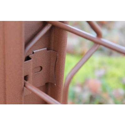 Clip inox pour poteau EXPERT (260S) vert - Gedimat