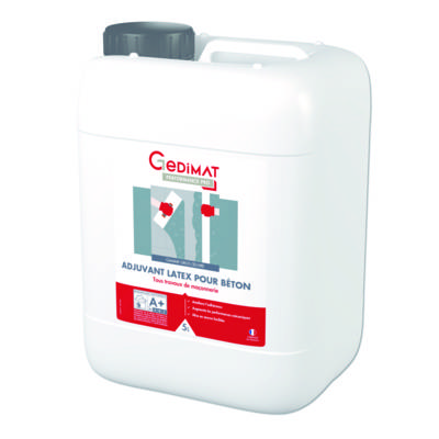 Adjuvant latex béton - bidon de 5L - GEDIMAT PERFORMANCE PRO - Gedimat