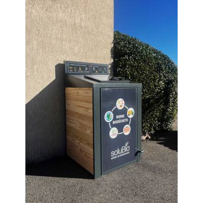 Abri-bac pour conteneur à biodéchets 240 L Solubac - Solubio