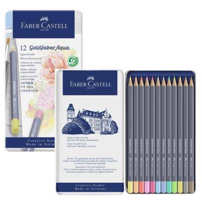 Crayon GOLDFABER Aquarelle, boîte métal de 12