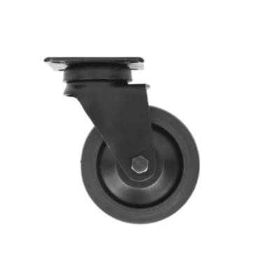 Roulette pivotante NOVO noir Ø100 mm charge 70kg - Gedimat - NORAIL