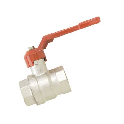 Vanne d'arrêt acier nickelé 1/4 tour femelle femelle diam.12x17mm en vrac 1 pièce - Gedimat - BOUTTE