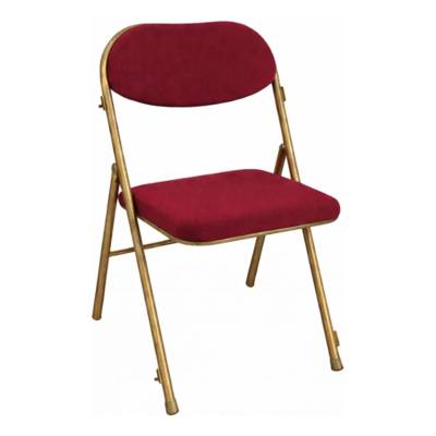 Chaise pliante velours - JAD Groupe