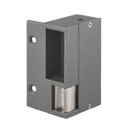 Gâche électrique - L.56 x H.95 x P.55 mm - laqué gris - Gedimat
