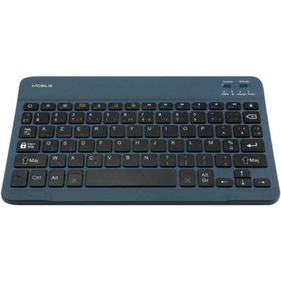 Clavier pour tablette Bluetooth AZERTY Français - Bleu