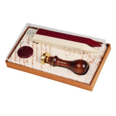Set lys (2 bâtons de cire et 1 sceau fleur de lys) - HERBIN