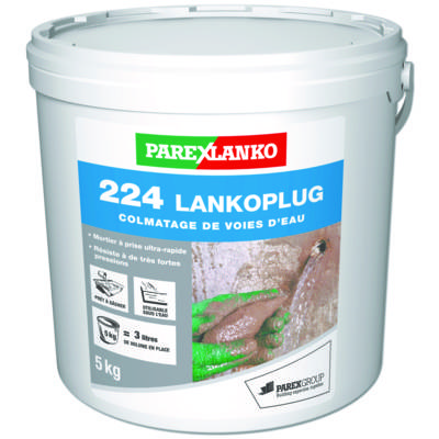Mortier de colmatage 224 LANKO PLUG - seau de 5kg - Gedimat