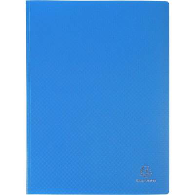 Protège-documents en polypropylène souple OPAK 60 vues - A4 Bleu clair - EXACOMPTA