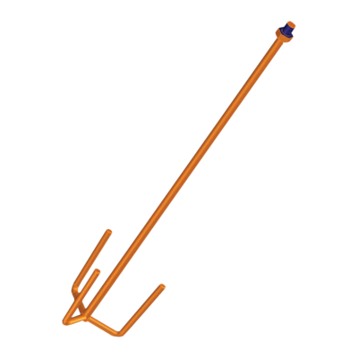 Fouet de malaxage plâtre P-120-R - Gedimat - RUBI