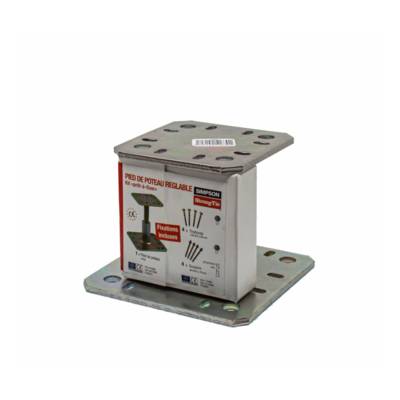 Pied de poteau prêt à fixer PPRC kit - Gedimat