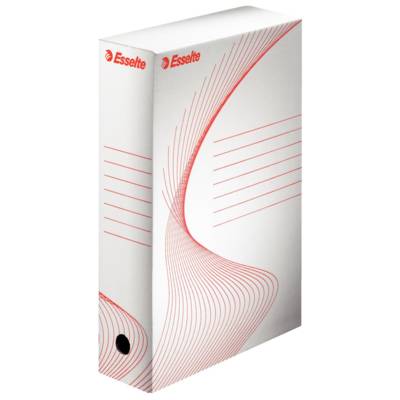 Boîte d'archivage BOXY carton 25 x 35 cm Dos de 80 mm Blanc