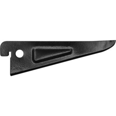 Console double entraxe 32 mm acier noir - Gedimat - NORAIL