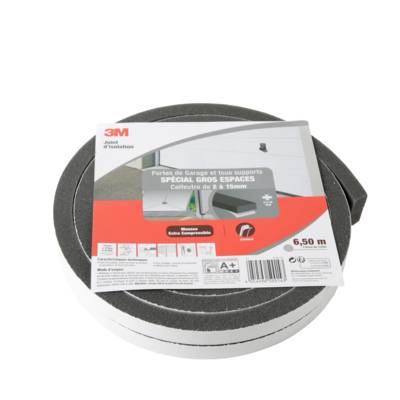 Joint mousse garage classique gris - 6,50m - Gedimat - 3M BRICOLAGE et BATIMENT