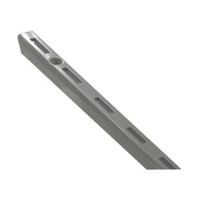 Crémaillère murale acier lourd simple pas laquée coloris gris long.1m - Gedimat - VYNEX