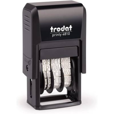 Timbre dateur Printy 4810 Encrage noir Caractère H 3,8 mm x 20 mm - TRODAT