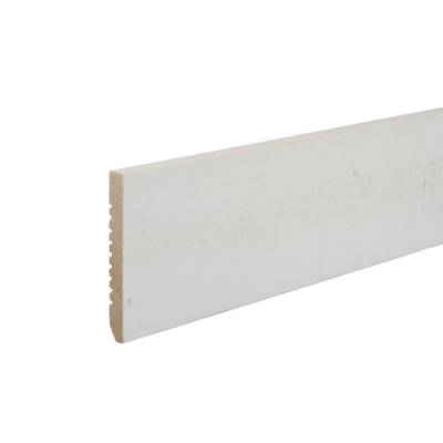 Plinthe en sapin brut blanc à angles vifs - 10 x 70 mm L.2,05 m - Gedimat - SOTRINBOIS