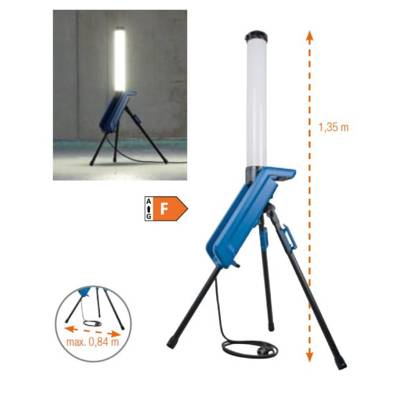 Colonne lumineuse Centra à LED 70W 360° SCHWABE environ 7000 Lumens 4000 K - 846373 - Maxoutil