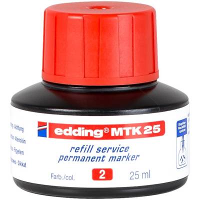 Recharge d'encre mtk 25 rouge