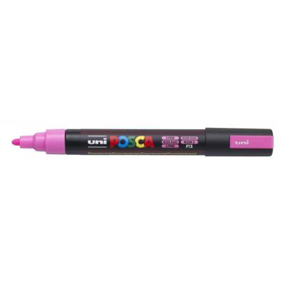 Marqueur PC5M pointe conique moyenne Rose Fluo - UNI-BALL