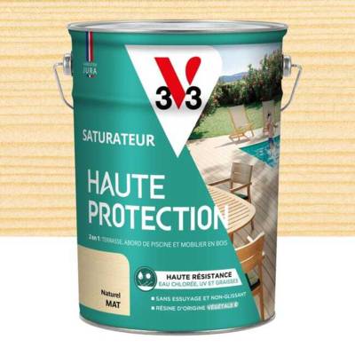 Saturateur haute protection naturel mat - pot de 5 litres - Gedimat - V33