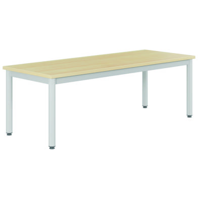 Table CARÉLIE plateau mélaminé chant ABS pièt. époxy - 160x60 cm - T2