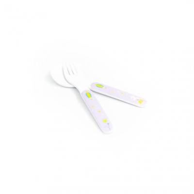 Cuillère + Fourchette décor Lama/Licorne - Lot de 3 minimum