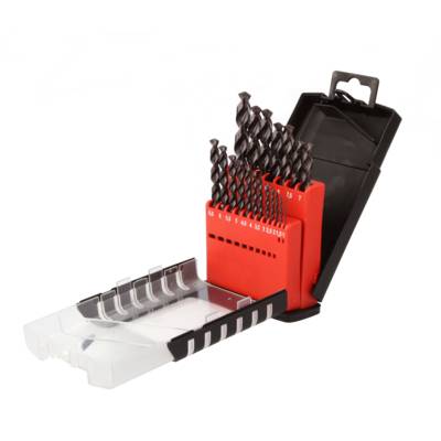 Foret métal HSS 3G revêtement multicouche angle 135° D1 à 10mm par 0,5mm - coffret de 19 pièces - Gedimat - DIAGER