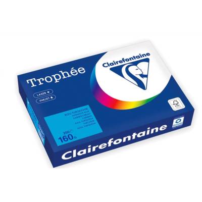 Ramette Papier FSC A4 160g 250 Feuilles Turquoise