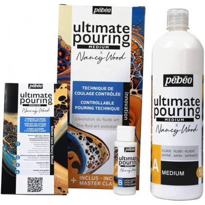Ulimate Pouring Medium pour Peinture Acrylique 1L - PÉBÉO