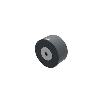 Départ mural main courante aluminium gris foncé - Ø 40 mm - Gedimat - ORIAL