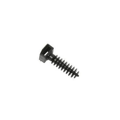 Embase à cheville pour collier 9 mm noir - sachet de 20 pièces - Gedimat - DEBFLEX