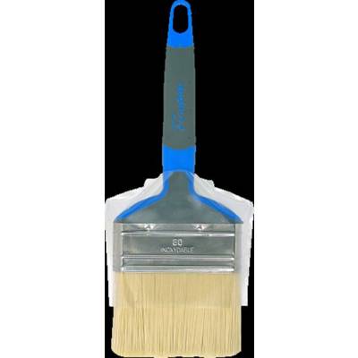Brosse plate bi matière spécial acryl mélange soie et fibres synthétiques manche bi matière n°20 larg.18mm - Gedimat - NESPOLI