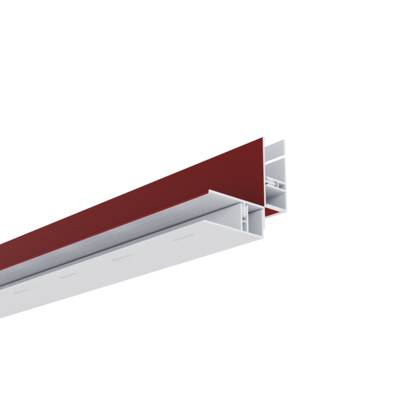 Profilé d'angle intérieur alu rouge basque - 60x60mm 3m - Gedimat