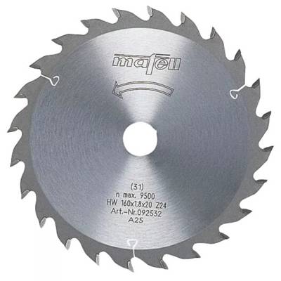 Lame de scie au carbure 330 x 2,2/3,2 x 30 mm, 24 dents - 1 pièce - MAFELL - 092571 - Maxoutil