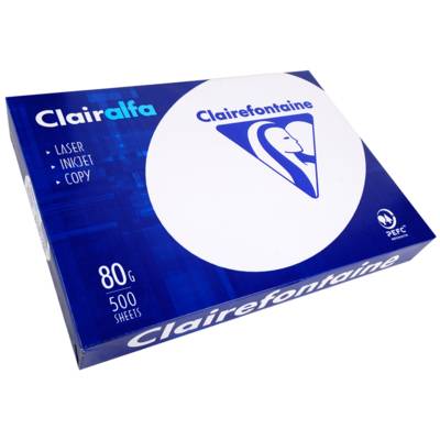 Ramette 500 Feuilles Papier 80g A3 420x297 mm Certifié PEFC Blanc - CLAIREFONTAINE