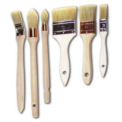 Brosse plate à rechampir et radiateur - lot de 6 pièces - Gedimat - NESPOLI