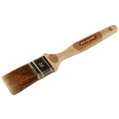 Brosse plate professionnelle spéciale vernis et lasure larg.65 mm sous pochette de 1 pièce - Gedimat - NESPOLI