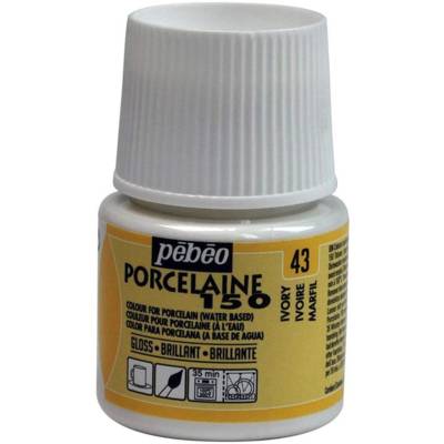 Flacon 45 ml Peinture P150 Porcelaine Coloris Ivoire - PÉBÉO