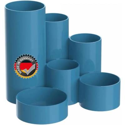 Organisateur de bureau MAULtubo 6 Compartiments Bleu Atlantique