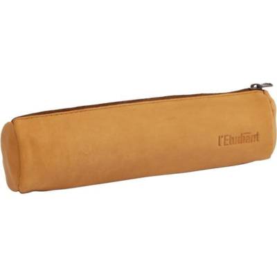 Trousse fourre-tout Rond l'étudiant en Cuir ovin Beige
