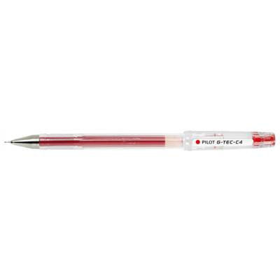 Stylo Roller Encre gel G-TEC-C4 Pointe Ultra Fine 0,4 Tracé 0,2mm Rouge