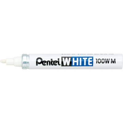 Marqueur Permanent X100W Pointe Ogive 2,2 mm Blanc Opaque