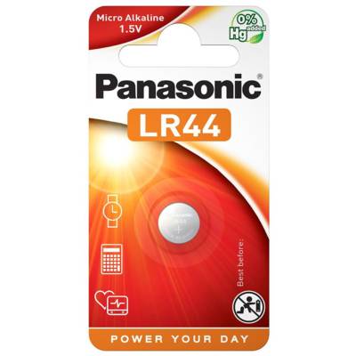 Pile Bouton LR44 (L1154) - alkaline manganese 1,5 V