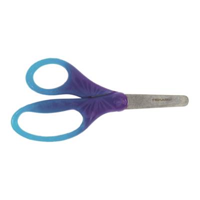 Ciseaux enfants "Changement de couleur" thermosensible 12 cm coloris violet & bleu