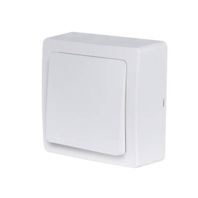 Bouton poussoir en saillie blanc BLOK - Gedimat - DEBFLEX