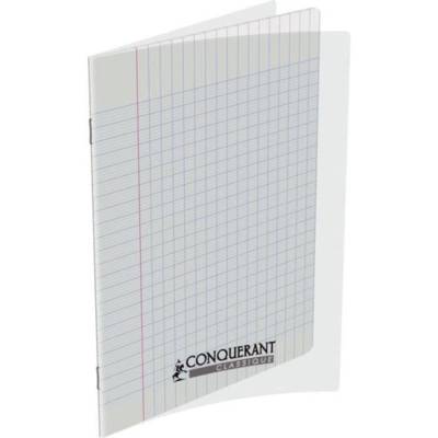 Cahier 17X22 140P 90G grands carrreaux  pp incolore