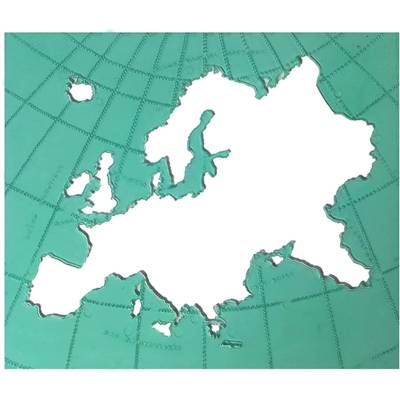 Carte d'Europe N° 13 Matière Biosourcée Crystal - MINERVA
