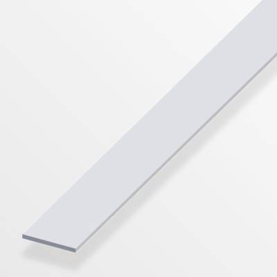 Plat en aluminium anodisé couleur argent ép.2mm larg.30mm long.1,00m - Gedimat - ALFER ALUMINIUM